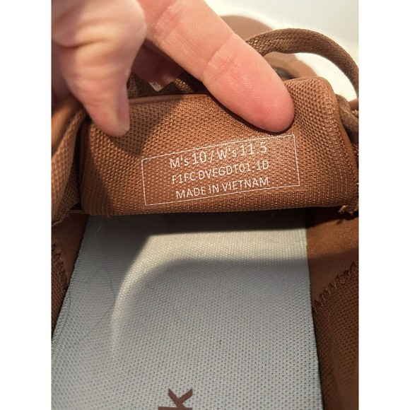 Kizik Vegas Men's Sz 10/Women 11.5-Hands Free Brown Leather Casual Slip On - Picture 10 of 13